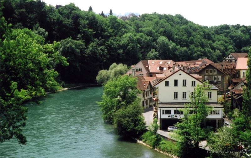 Bern Aare river city